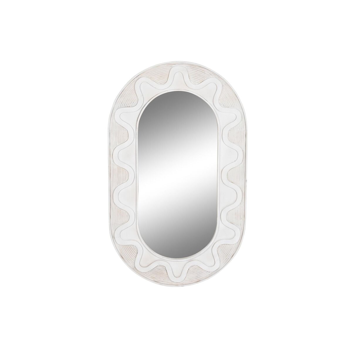 Specchio da parete DKD Home Decor Bianco 2 V3402095_0
