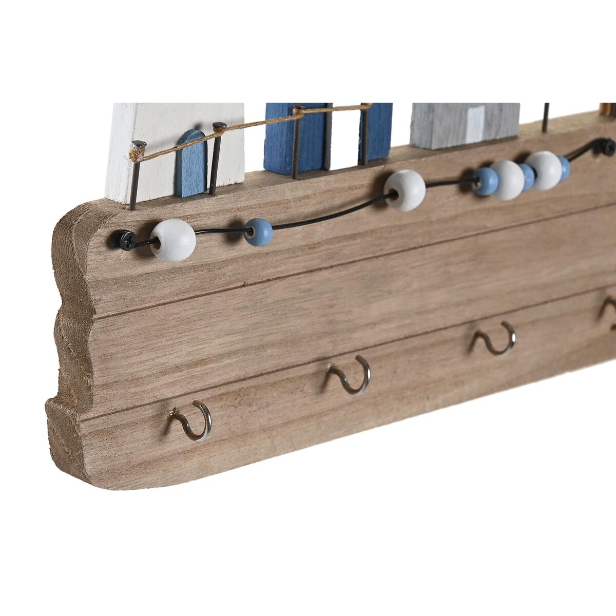 Appendiabiti da parete DKD Home Decor Legno MDF (34,5 x 1,5 x 21,5 cm) 4 S3042252_2