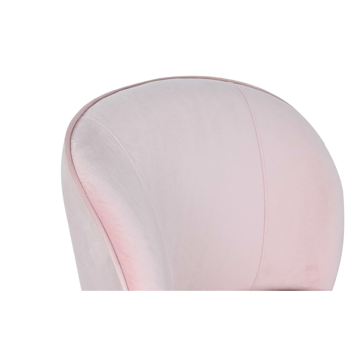 Poltrona DKD Home Decor Nero Rosa chiaro Legno 60 x 70 x 78 cm 3 S3044344_1