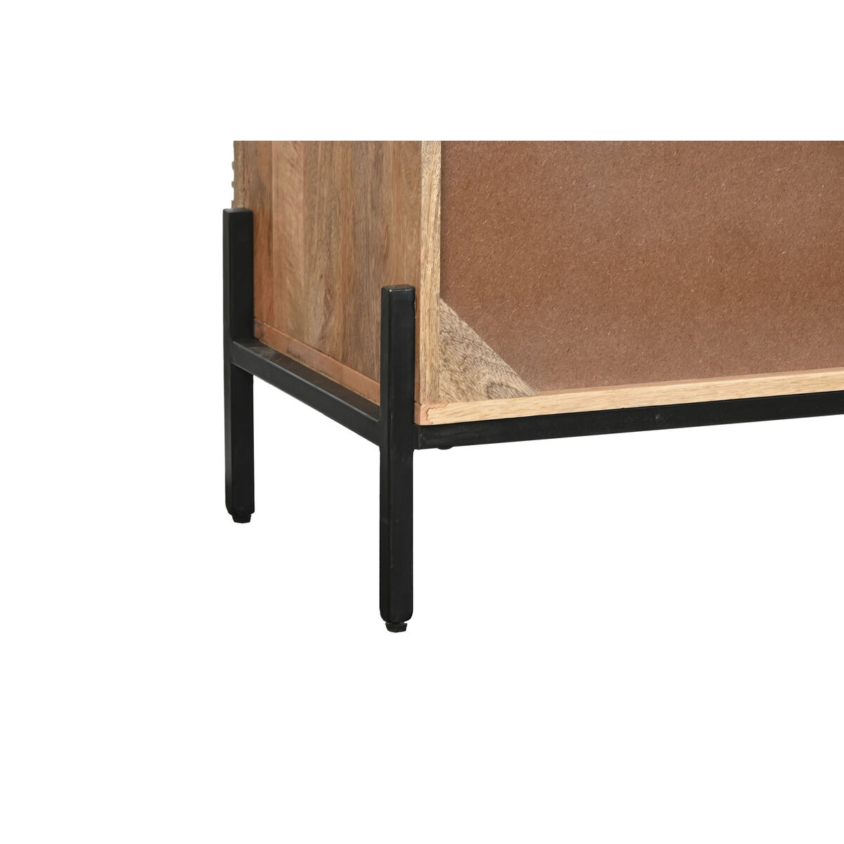 Mobile TV Home ESPRIT Nero Dorato Naturale Legno Legno di mango 180 x 40 x 50 cm 9 S3053568_7