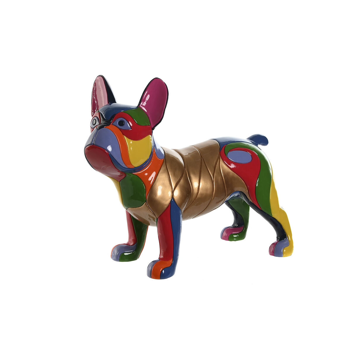 Statua Decorativa Home ESPRIT Multicolore Cane 44 x 19 x 35,5 cm 2 S3053134_0