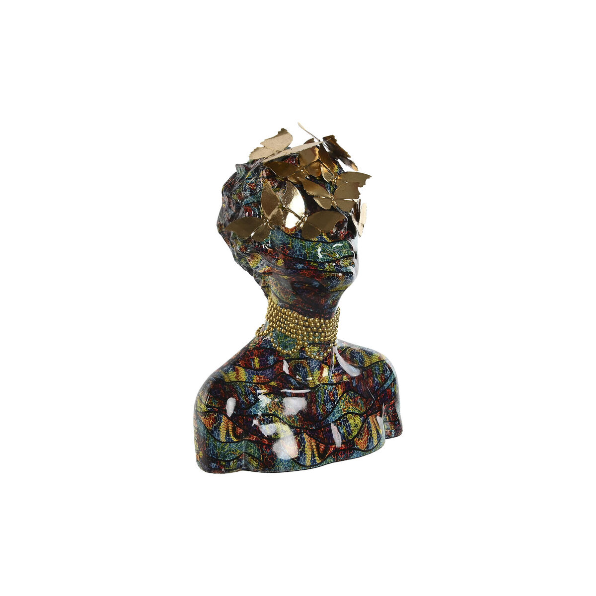 Statua Decorativa Home ESPRIT Multicolore Busto 26 x 18,50 x 37 cm 26 x 18,5 x 34 cm 2 S3053144_0