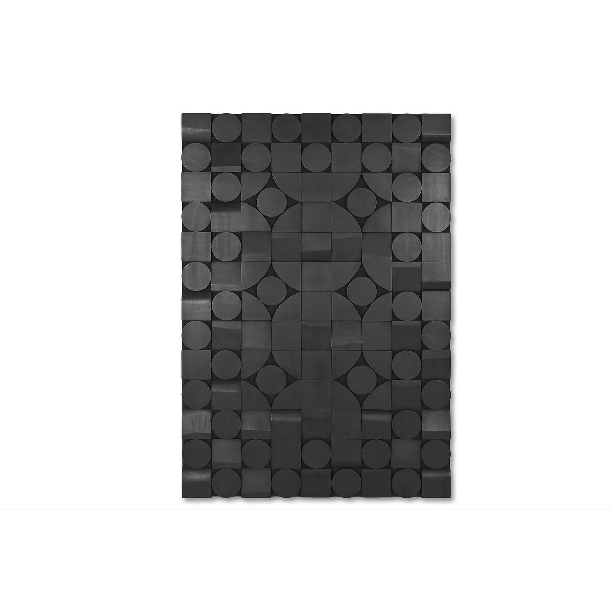 Decorazione da Parete Home ESPRIT Nero Astratto Moderno 81 x 3,8 x 117 cm 2 S3054404_0