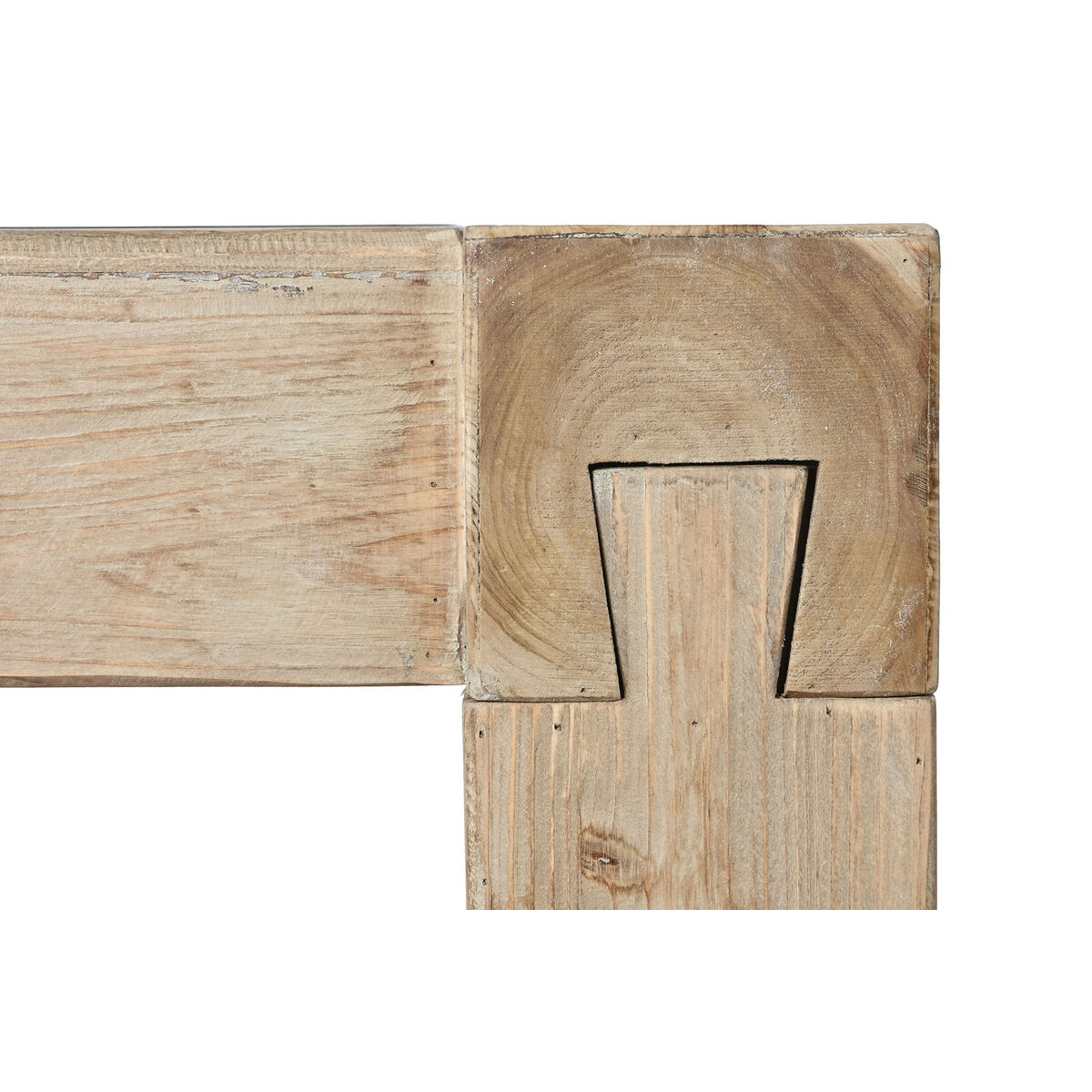 Tavolo da Pranzo Home ESPRIT Naturale Abete Legno MDF 220 x 90 x 76 cm 4 S3053784_2