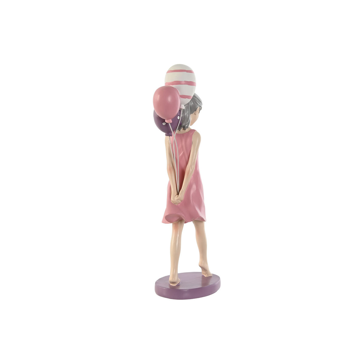 Statua Decorativa Home ESPRIT Rosa Malva chica 7 x 11 x 27 cm 4 S3055048_2