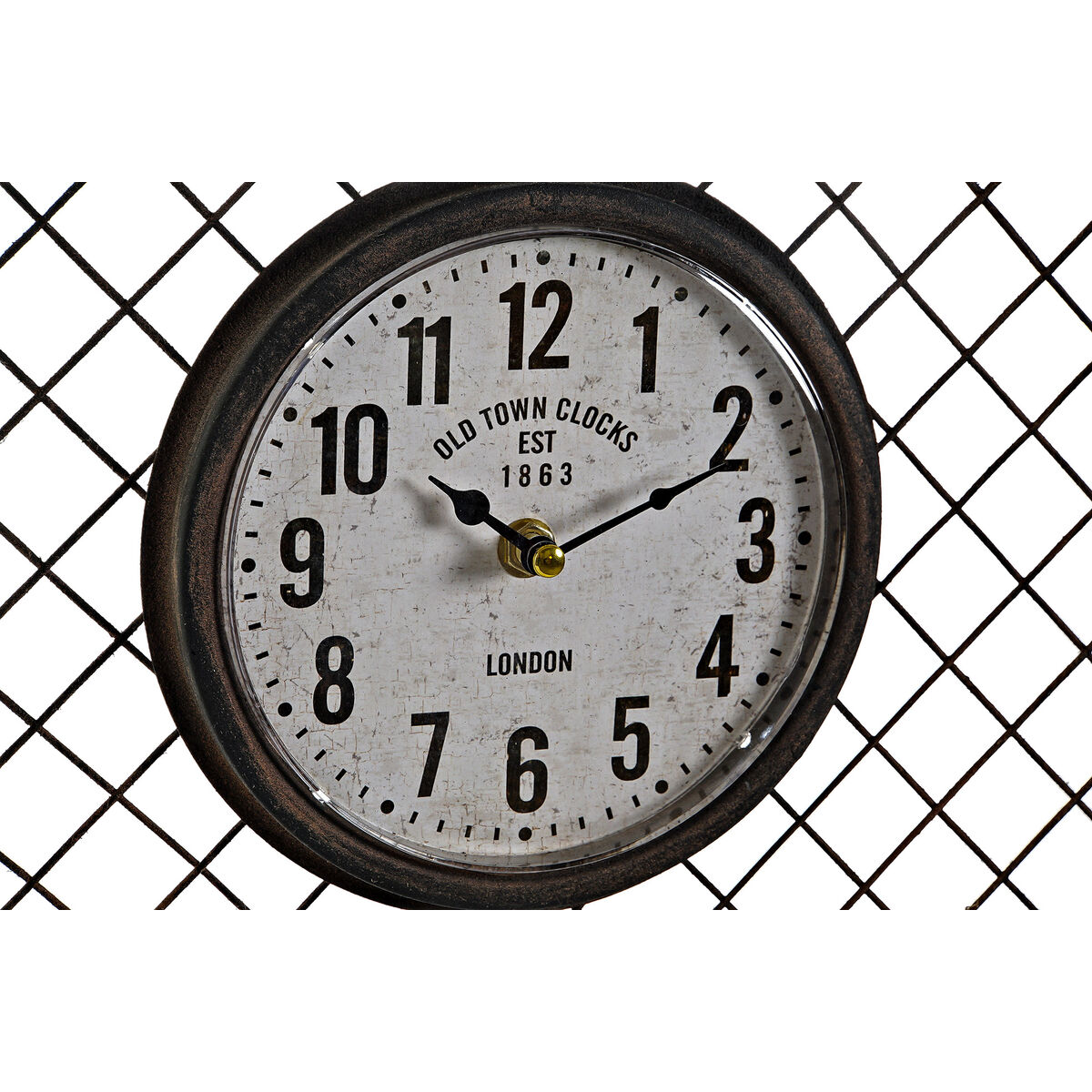 Orologio da Parete Home ESPRIT Grigio scuro polipropilene Ferro 93 x 5 x 42 cm 4 S3053972_2