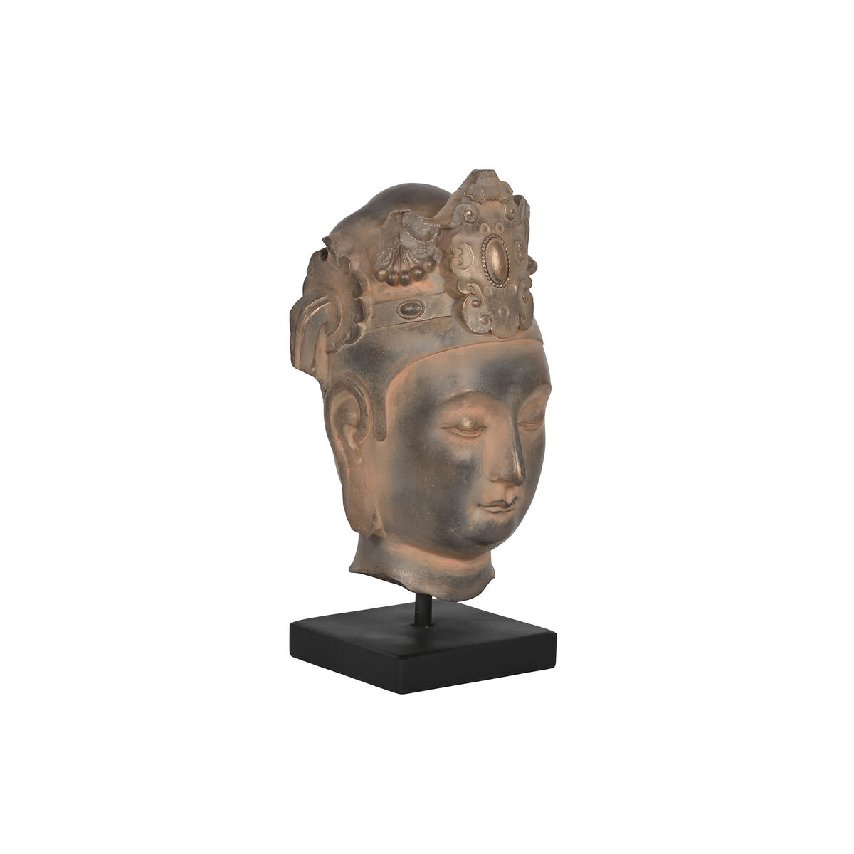 Statua Decorativa Home ESPRIT Marrone Nero Buddha Orientale 15 x 18 x 38 cm 2 S3055366_0
