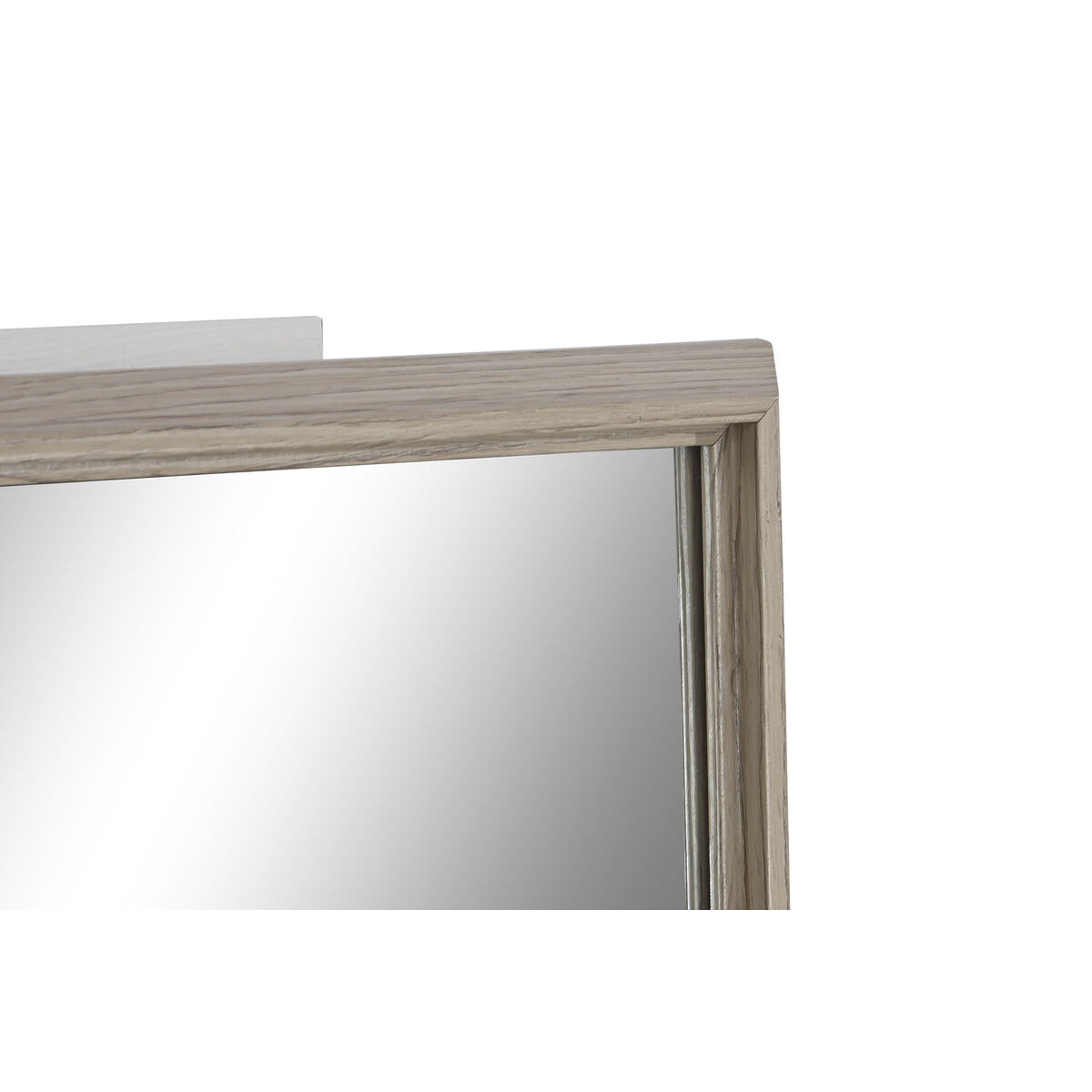 Specchio da parete Home ESPRIT Bianco Marrone Beige Grigio Cristallo polistirene 63,3 x 2,6 x 89,6 cm (4 Unità) 5 S3054371_3