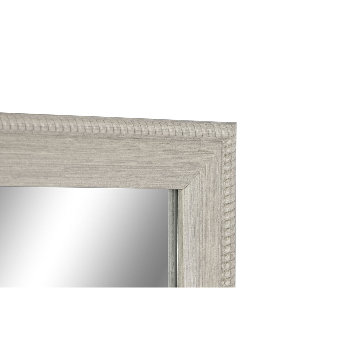 Specchio da parete Home ESPRIT Bianco Marrone Beige Grigio Cristallo polistirene 36 x 2 x 125 cm (4 Unità) 4 S3054377_2