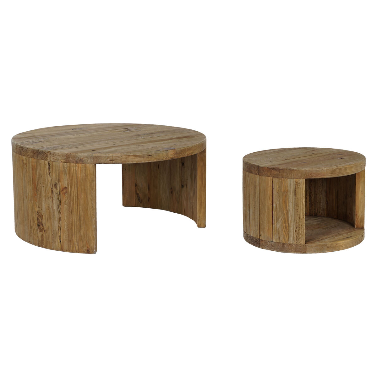 Set di 2 tavoli Home ESPRIT Legno 99 x 99 x 48 cm 2 S3054543_0