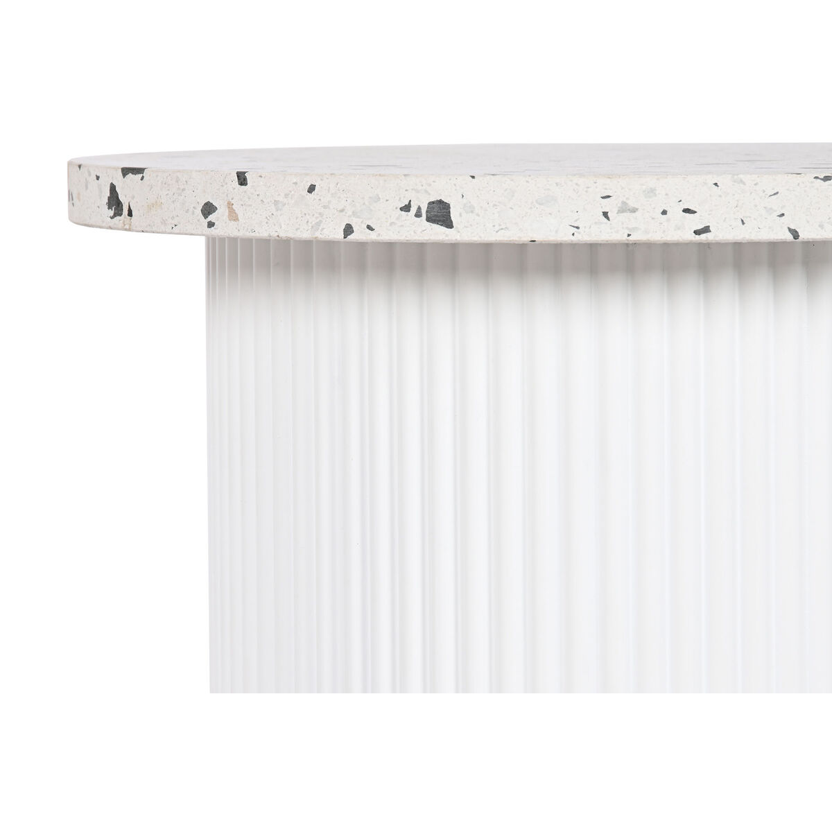 Tavolo aggiuntivo Home ESPRIT Bianco Legno MDF Terrazzo 40 x 40 x 37,5 cm 5 S3057495_3