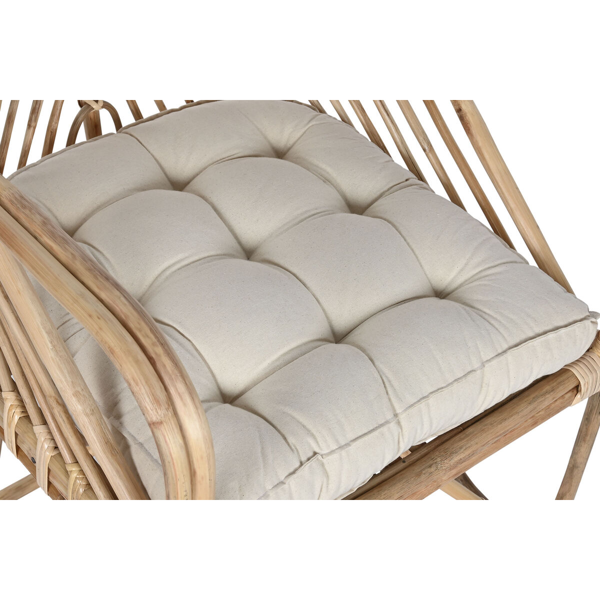 Sedia da giardino Home ESPRIT Bambù Rattan 58 x 61 x 87 cm 3 S3057140_1