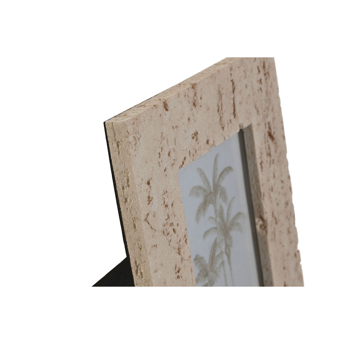 Cornice Portafoto Home ESPRIT Beige Resina Cristallo Marmo Città 18 x 2 x 22 cm 3 S3056568_1