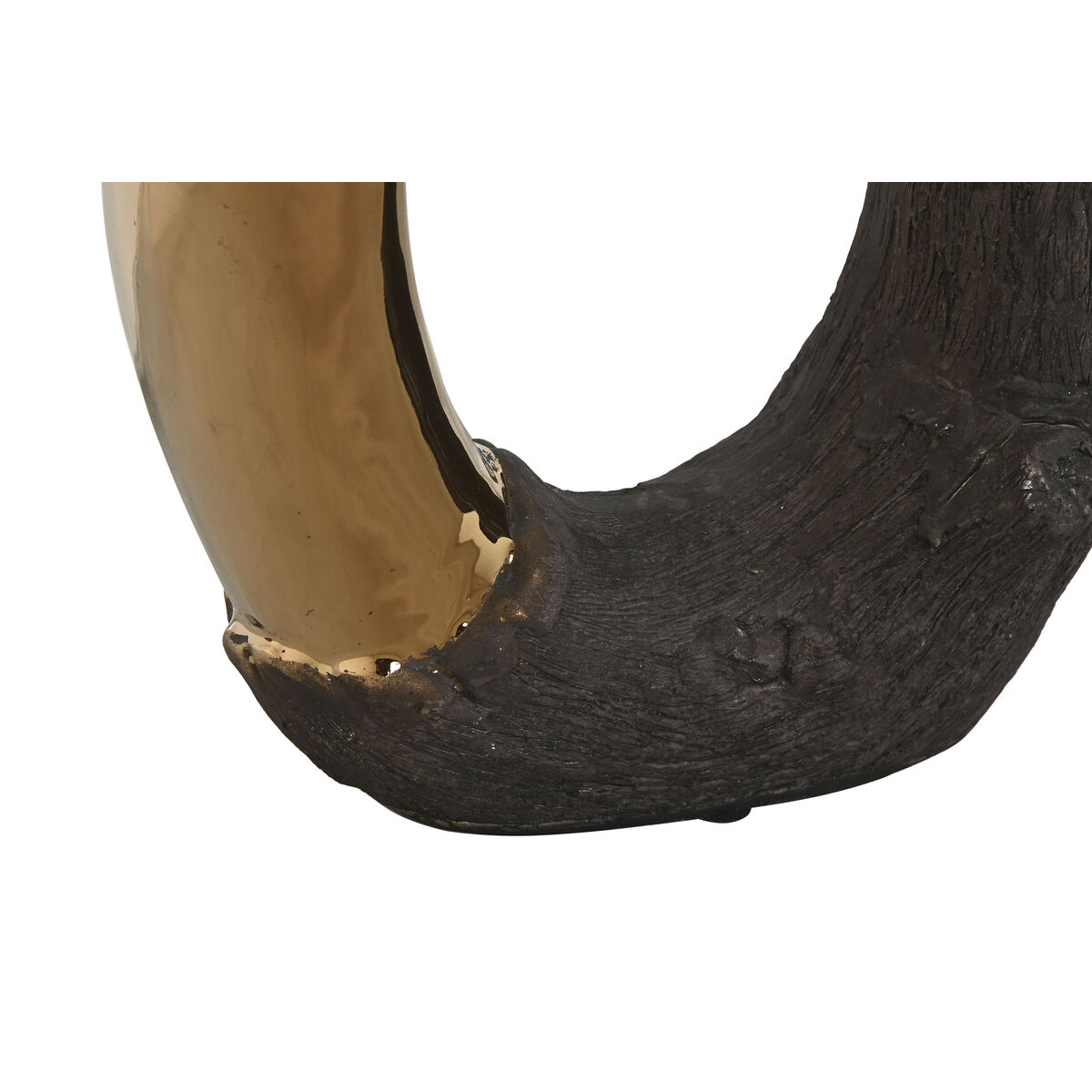 Vaso Home ESPRIT Marrone Dorato Gres Moderno 20 x 8 x 31 cm 4 S3056332_2