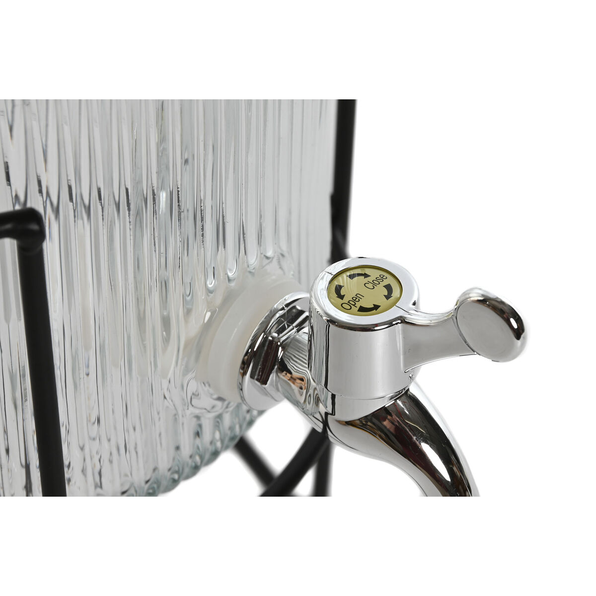 Dispenser di Acqua Home ESPRIT Nero Metallo Silicone Cristallo ABS 5 L 19,6 x 23,5 x 40,5 cm 3 S3059502_1