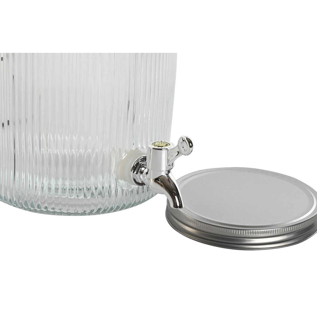 Dispenser di Acqua Home ESPRIT Nero Metallo Silicone Cristallo ABS 5 L 19,6 x 23,5 x 40,5 cm 4 S3059502_2