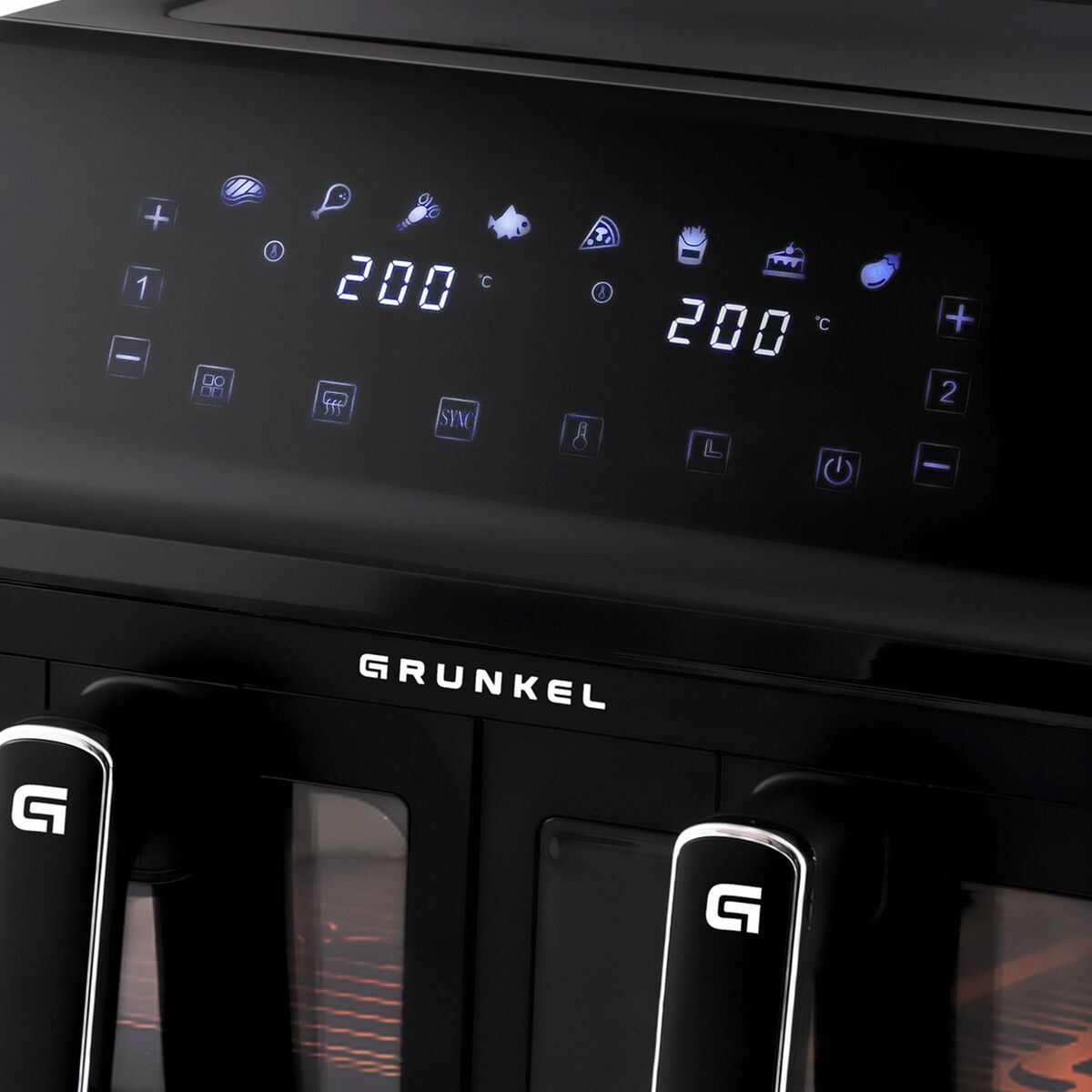 Friggitrice ad Aria Grunkel Nero 2700 W 8 L 4 S8430731_2