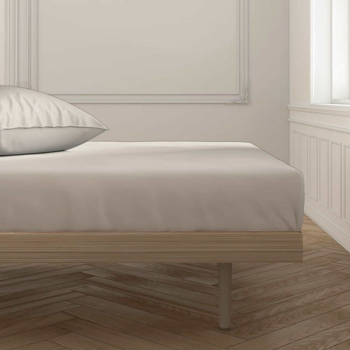 Lenzuolo con angoli aderenti Happy Home Mix Colors Lino Singolo 4 D2103757_2