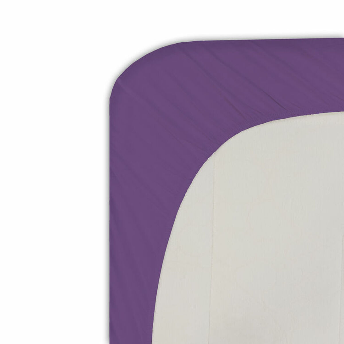 Lenzuolo con angoli aderenti Happy Home MixColors Lilla Piazza e mezza 5 D2103775_3