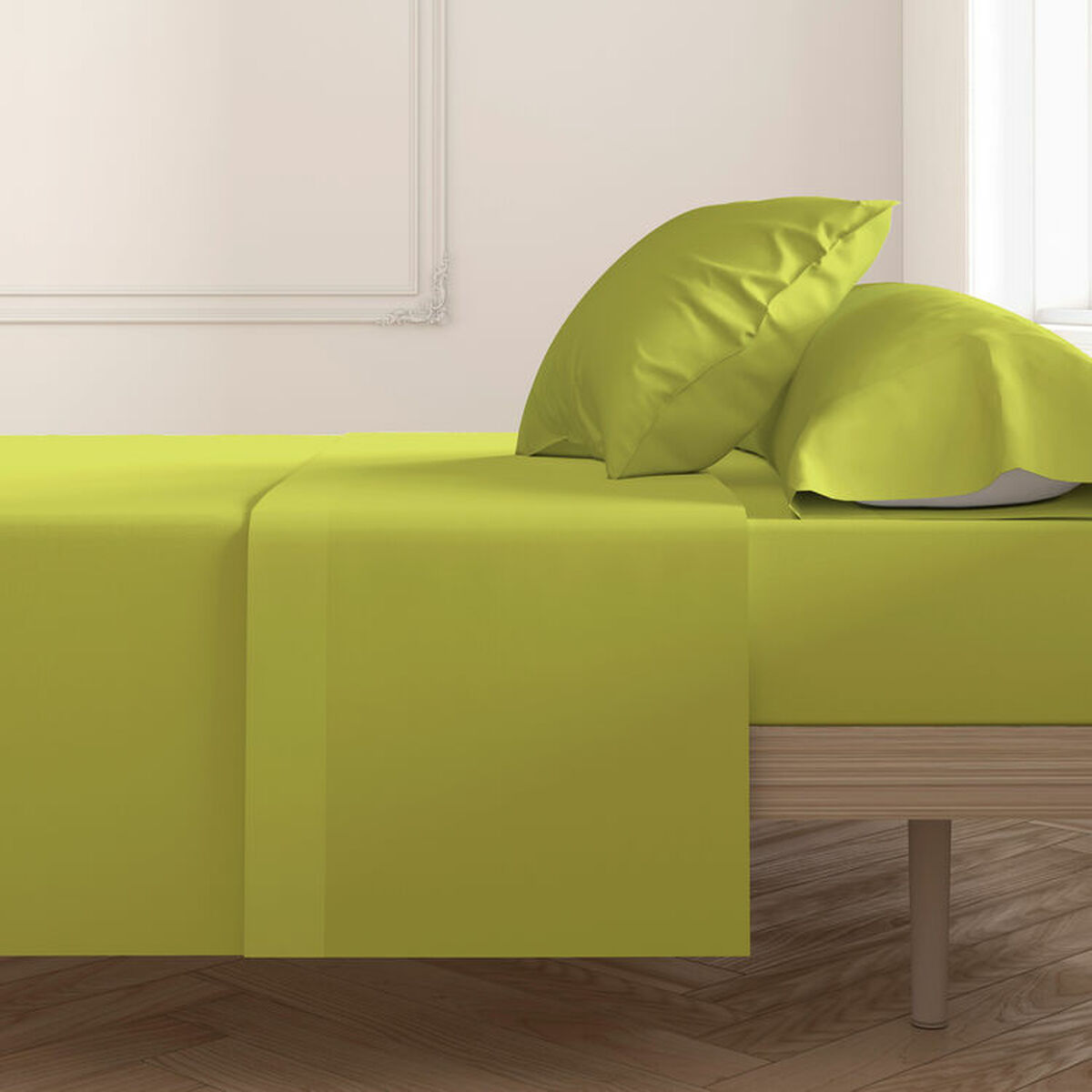 Lenzuolo Superiore Happy Home Mix Colors Pistacchio Piazza e mezza 3 D2103752_1