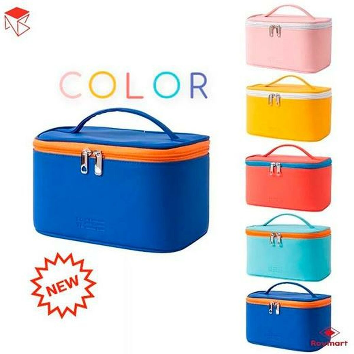 Necessaire da Viaggio Roymart Colors Love Multicolore 24 x 14 x 12 cm Con maniglia 4 S8423772_2
