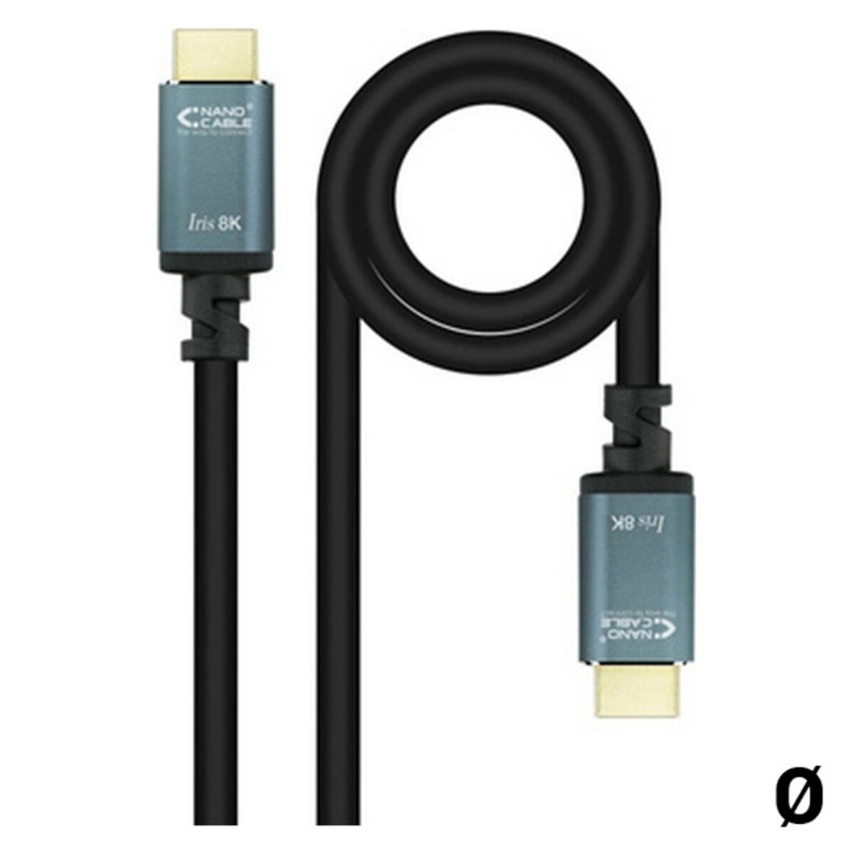 Cavo HDMI NANOCABLE 8K Ultra HD Nero 2 S0230053_0