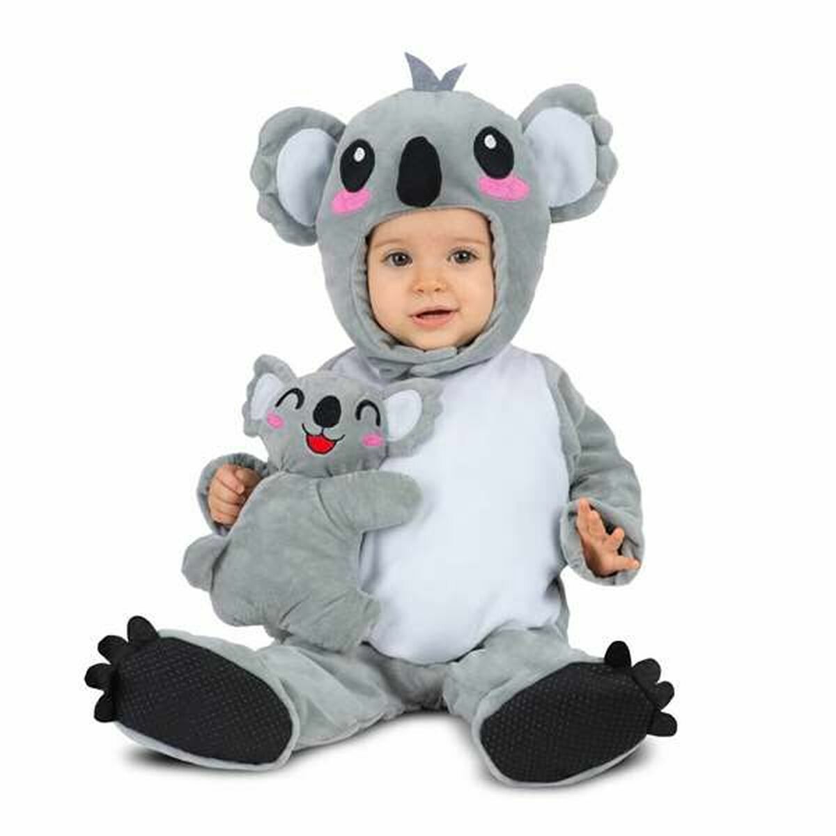 Costume per Neonati My Other Me Grigio Koala 4 Pezzi 3 S2431305_1