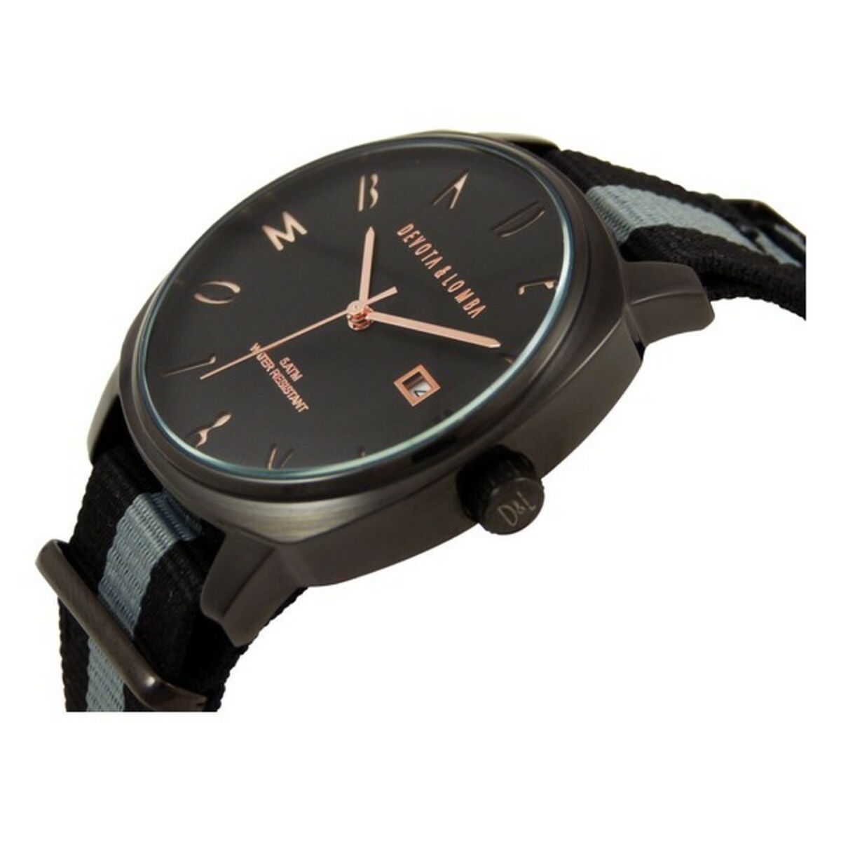 Orologio Uomo Devota & Lomba DL008MSPBKGR-04BLACK (Ø 42 mm) 3 S0334171_1