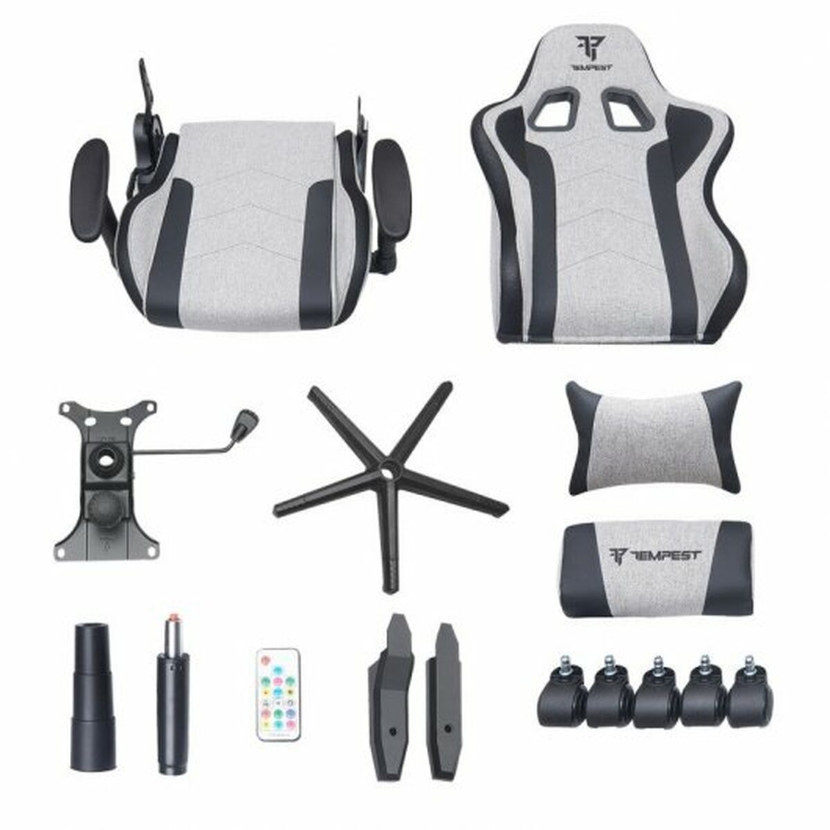 Sedia da Ufficio Tempest Glare Grigio 5 S7837218_3