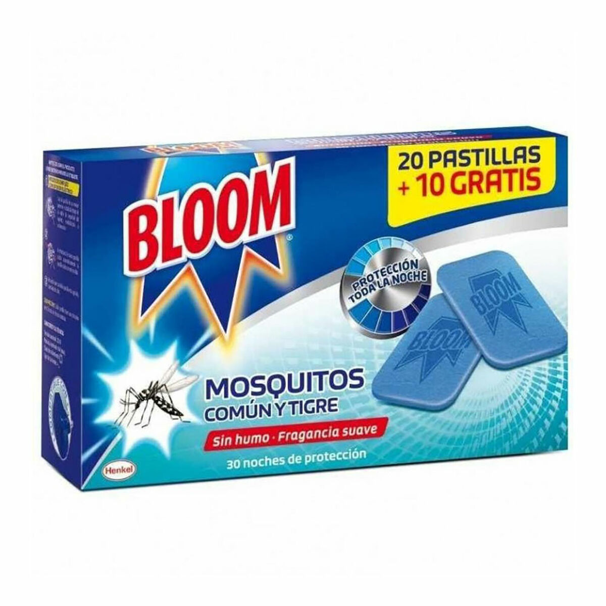 Repellente per Zanzare Comuni e Tigre Henkel Bloom Ricambio 30 Pezzi 2 S7914300_0