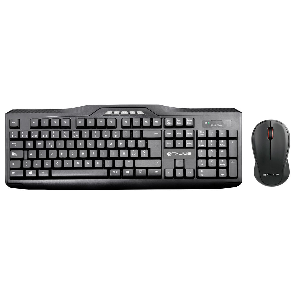 Tastiera e Mouse Talius KB-6001 Nero Qwerty in Spagnolo 2 M0518349_0