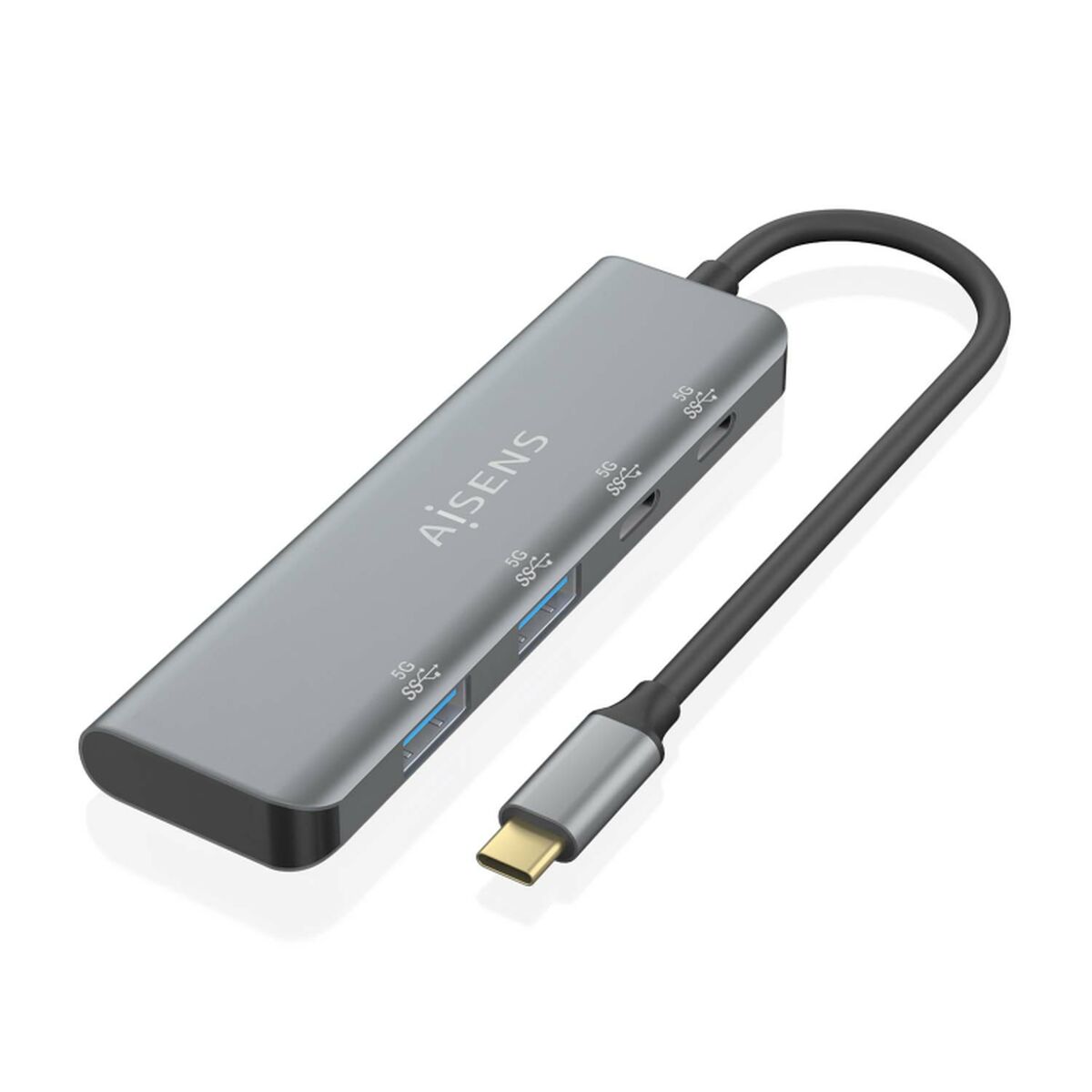 Hub USB Aisens Grigio 3 S5628511_1