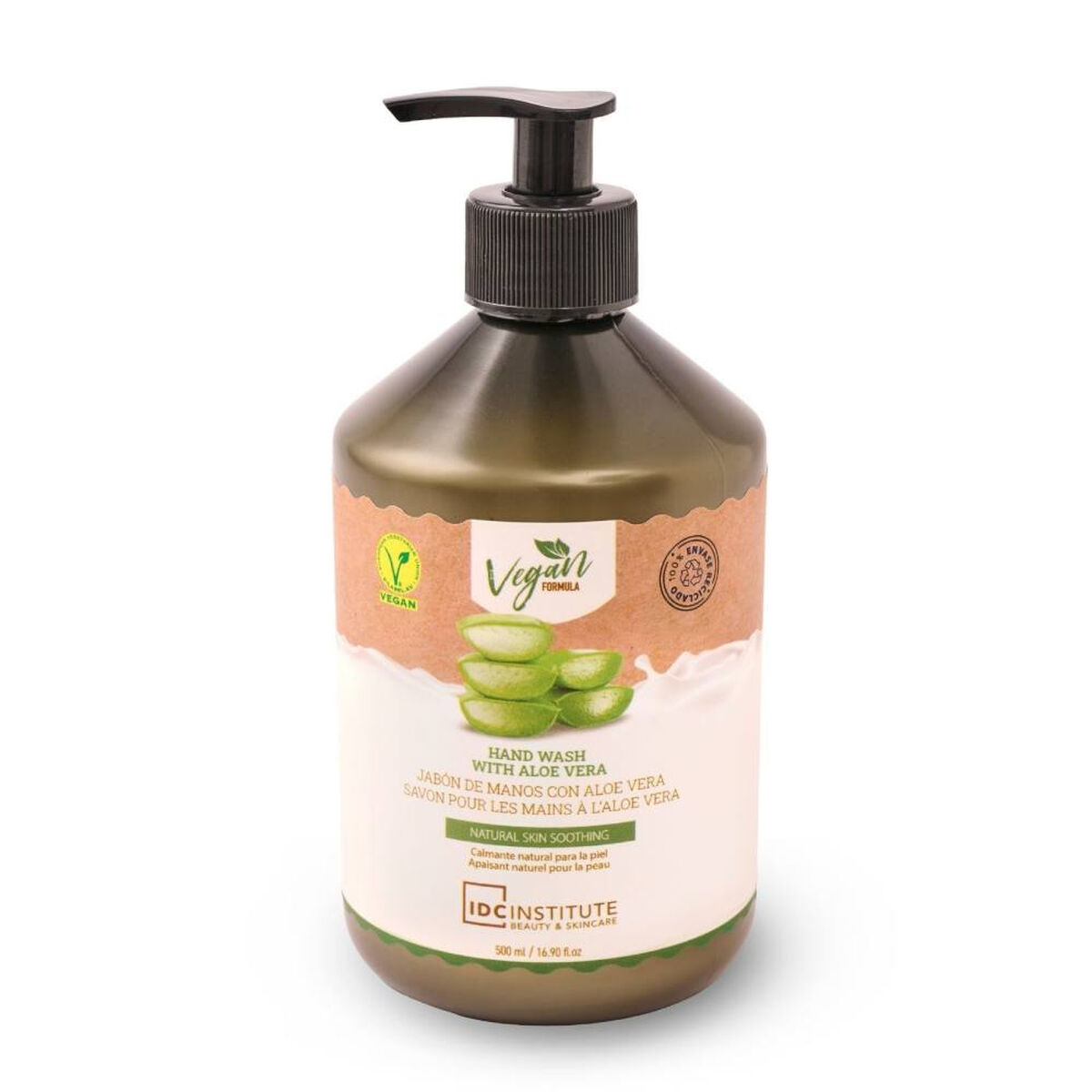 Sapone Liquido Mani con Dosatore IDC Institute ALOE VERA 500 ml Aloe Vera 2 S05124467_0