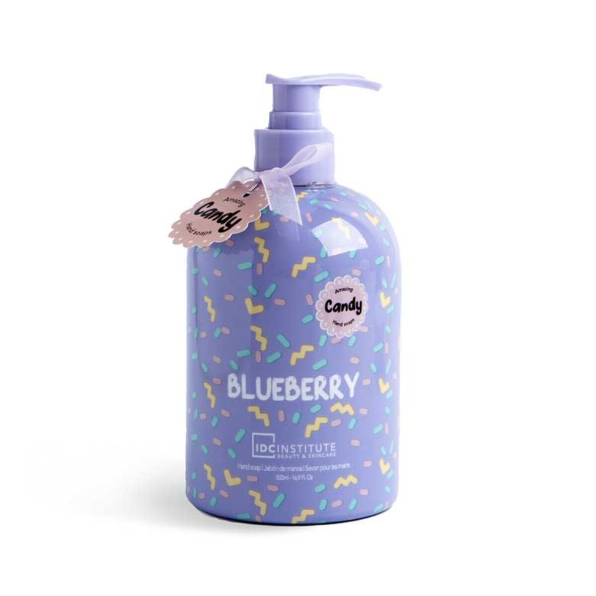 Gel Mani Disinfettante IDC Institute Candy Blueberry 500 ml Frutti di bosco 2 S05124485_0