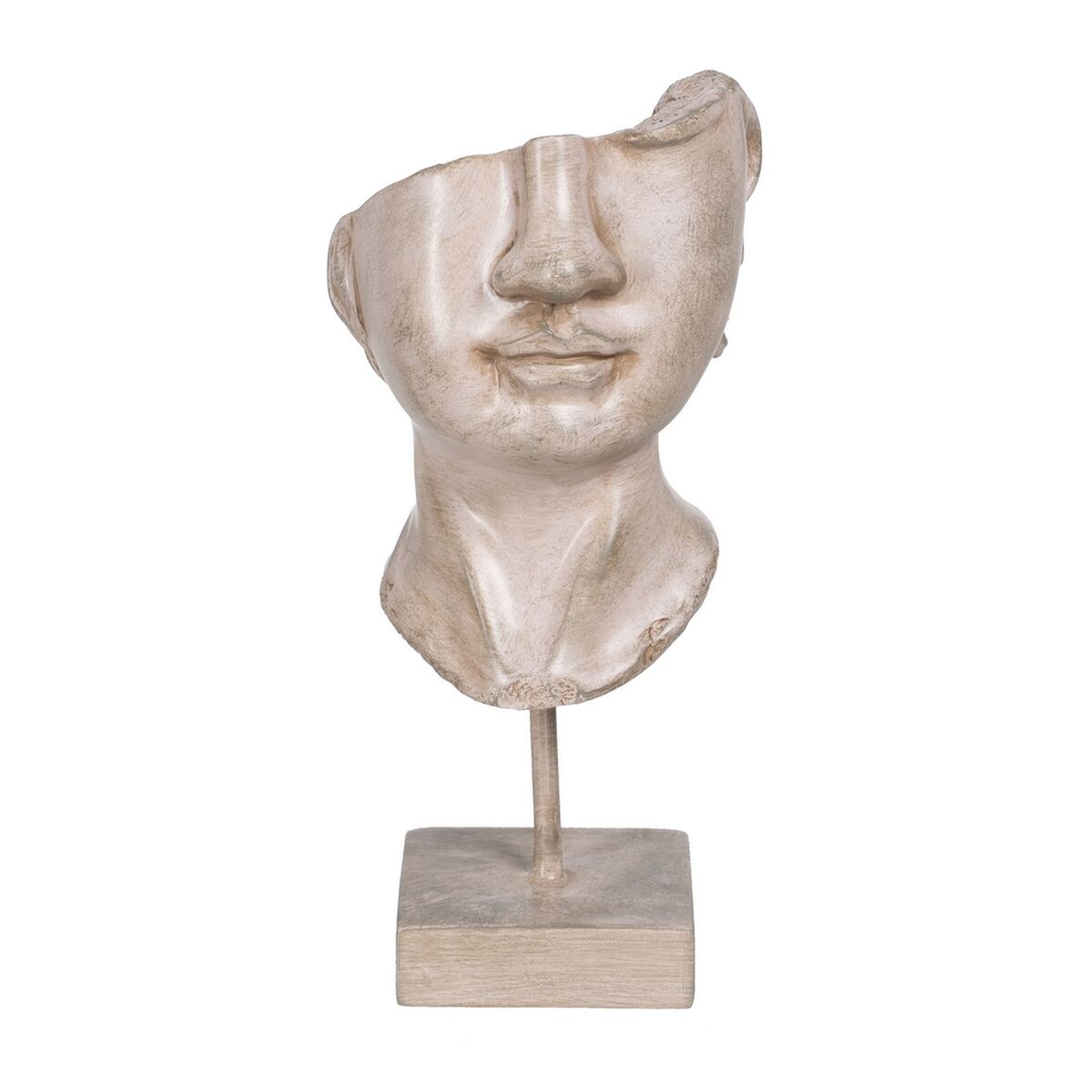 Statua Decorativa Beige Faccia 12,5 x 13,5 x 27,5 cm 3 S8805473_1