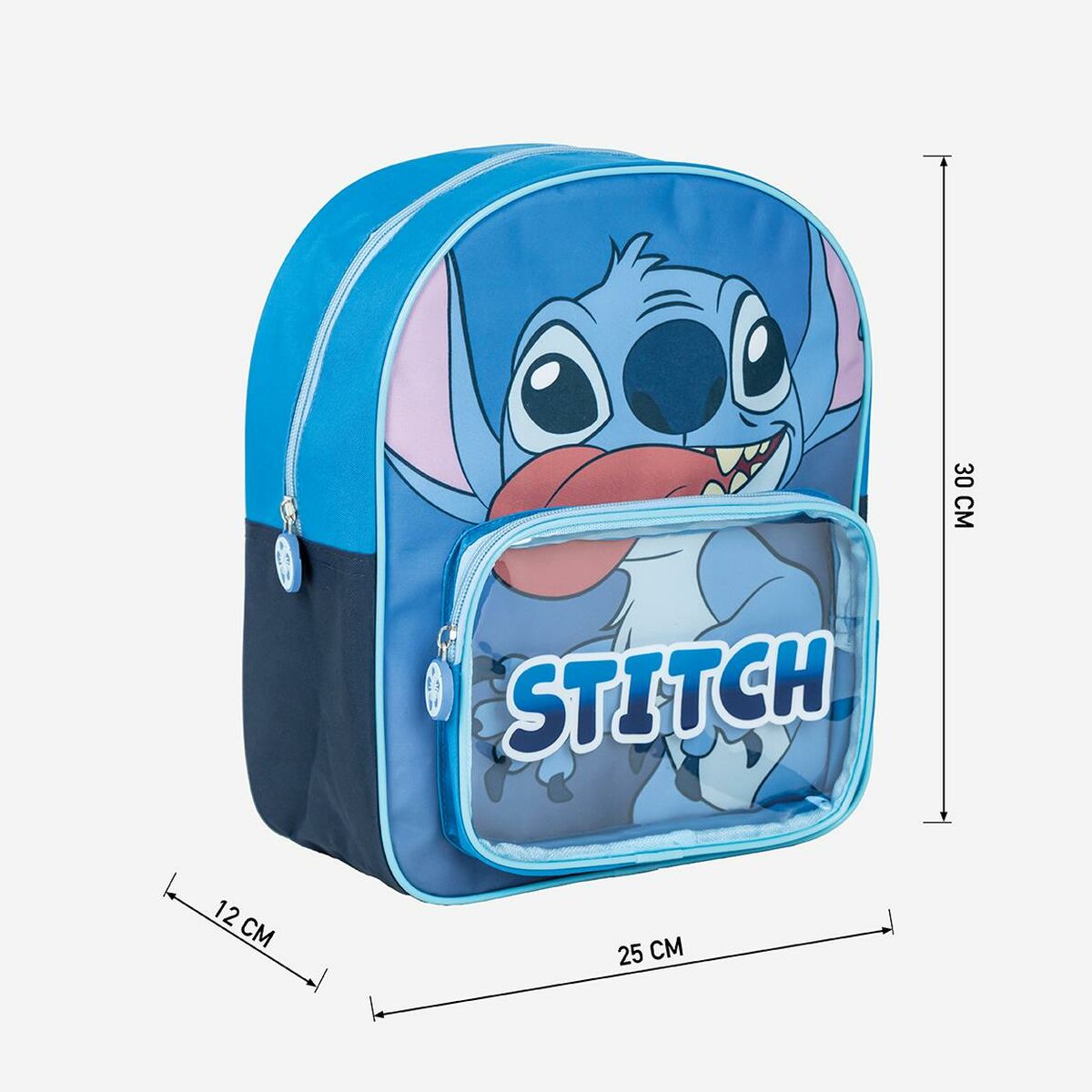 Zaino Scuola Stitch Azzurro 25 x 3 x 12 cm 8 S0740255_6