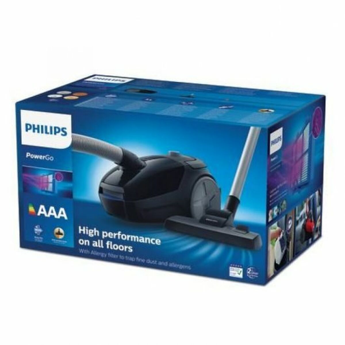 Aspirapolvere con Sacchetto Philips FC8241/09 3 L 77 dB Nero 900 W 750 W 8 S71009890_6