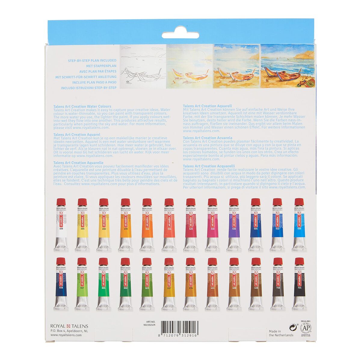 Acquerelli Talens Art Creation 24 Pezzi Multicolore 12 ml (24 Unità) 3 S8418276_1