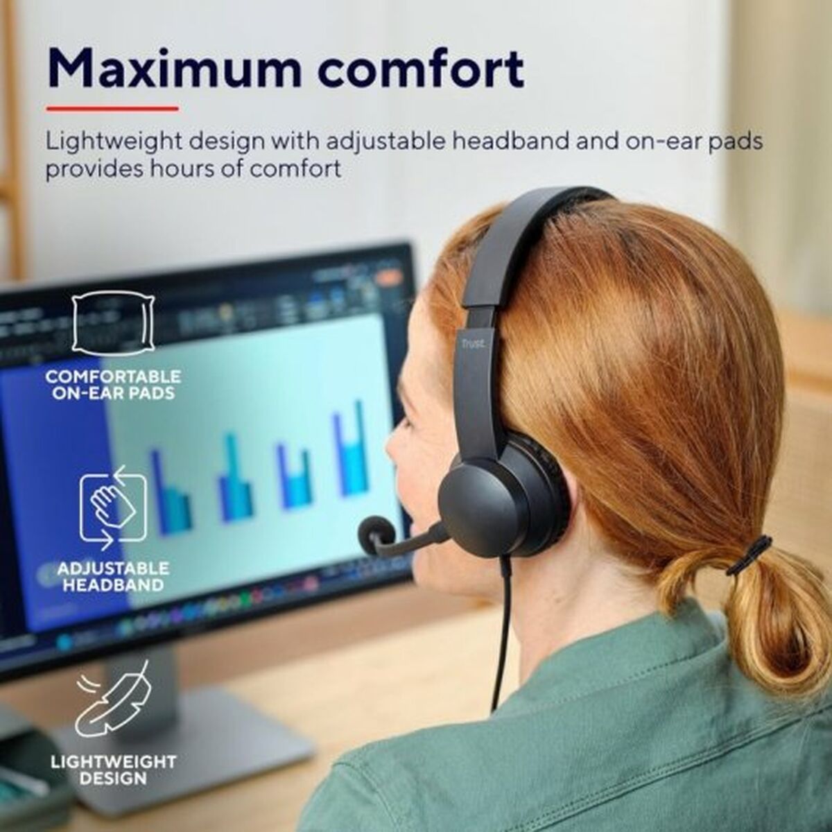 Auricolari con Microfono Trust 25087 Nero 8 S55269613_6