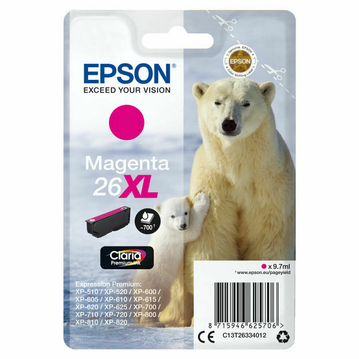 Cartuccia ad Inchiostro Originale Epson EP62570 Magenta 2 M0506076_0
