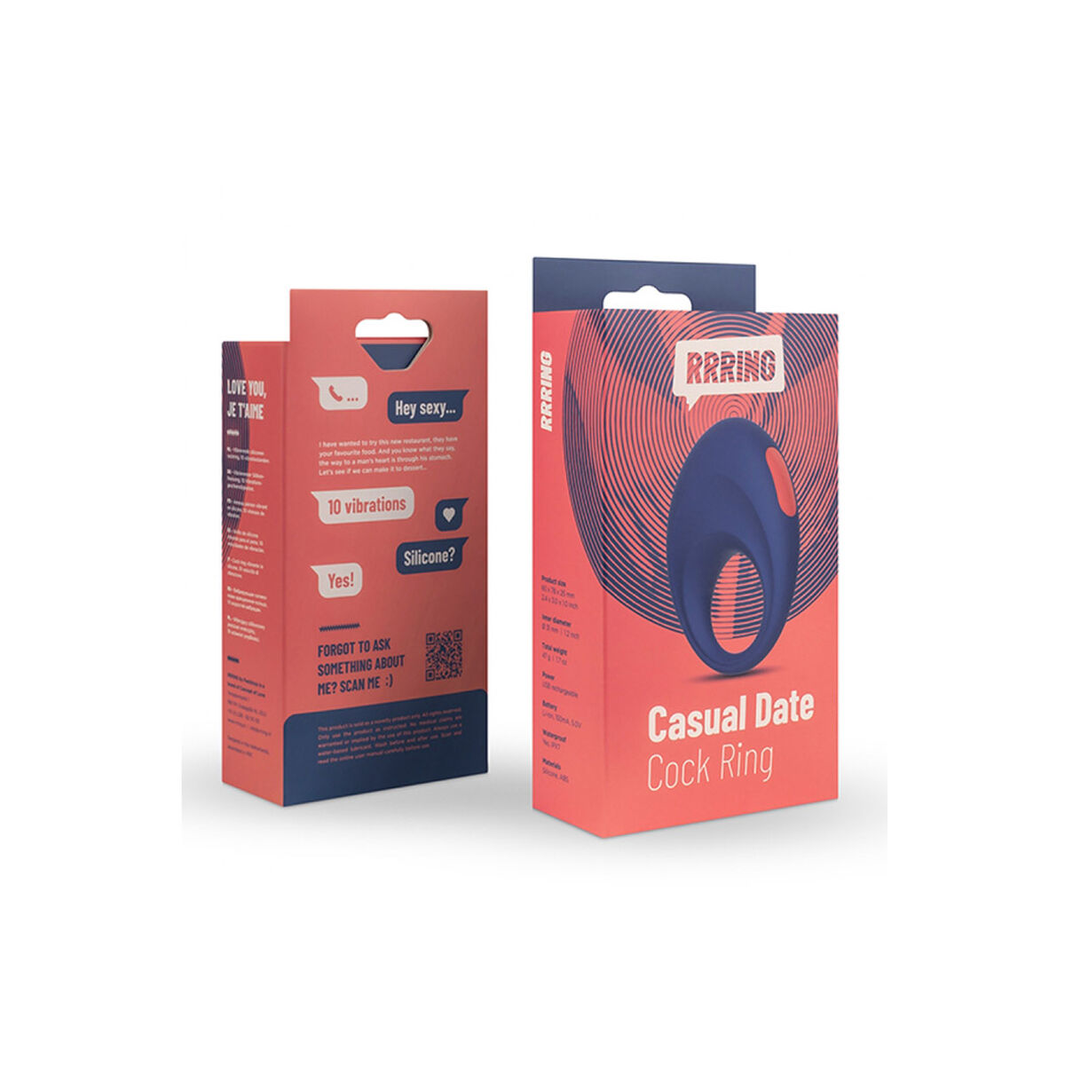 Anelli Fallici FeelzToys RRRING Casual Date Vibratore (31 mm) 3 S4005461_1
