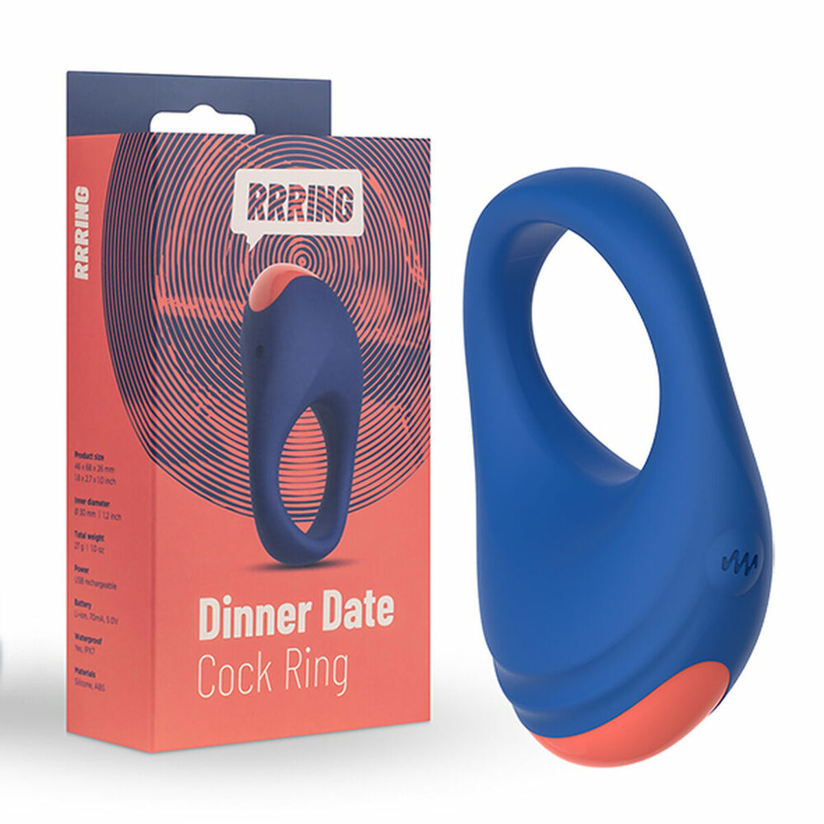 Anelli Fallici FeelzToys RRRING Dinner Date Vibratore (30 mm) 2 S4005462_0