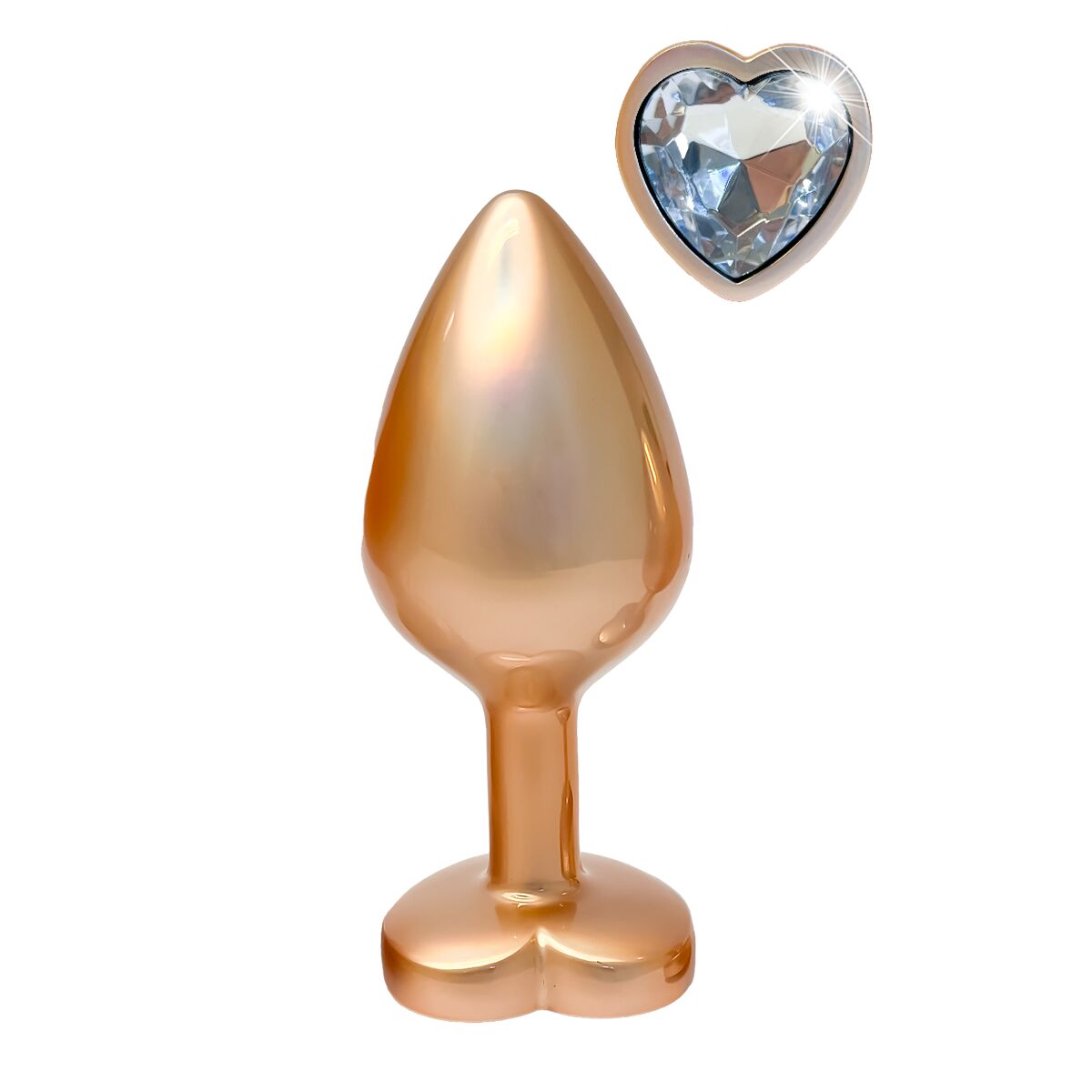 Plug Anale Dream Toys Gleaming Love Dorato 3 S9400825_1
