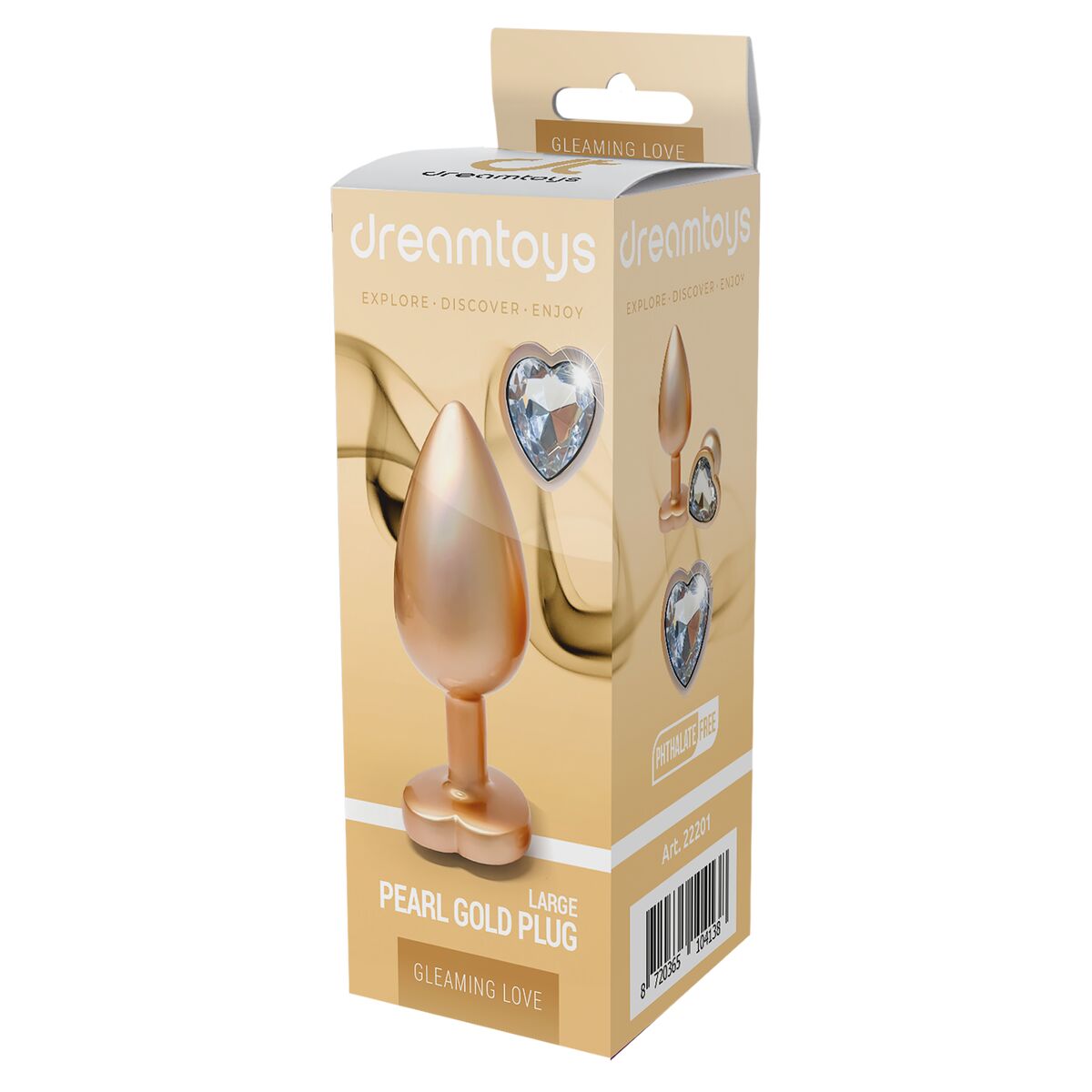 Plug Anale Dream Toys Gleaming Love Dorato 4 S9400826_2