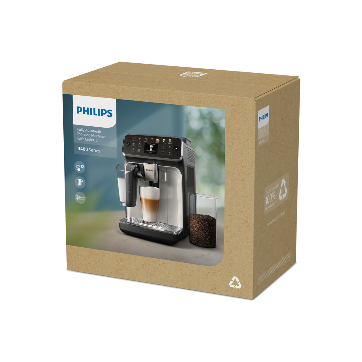 Caffettiera superautomatica Philips EP4449/70 Nero Argentato 230 W 15 bar 1,8 L 12 S91110524_10