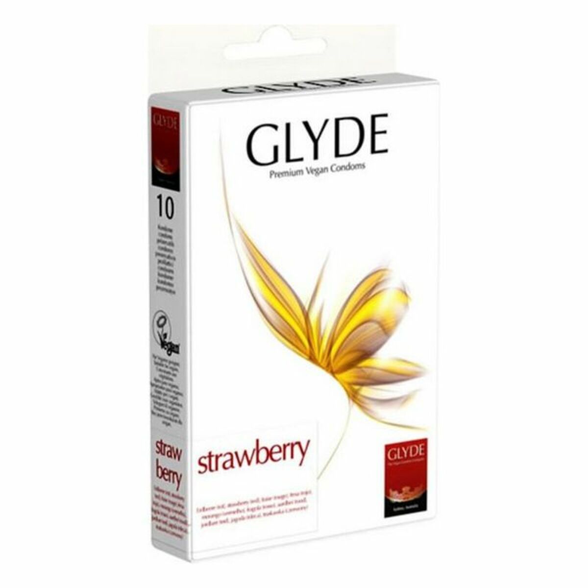 Preservativi Glyde Fragola 18 cm (10 uds) 2 S4000941_0