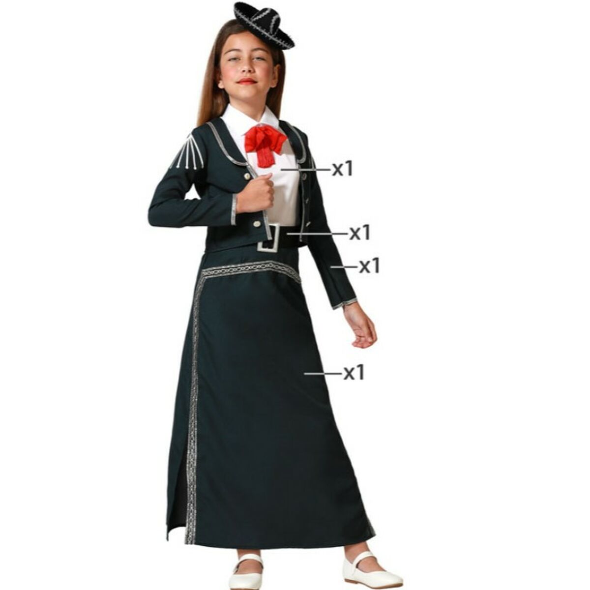 Costume per Bambini Mariachi Bambina 2 S1135807_0