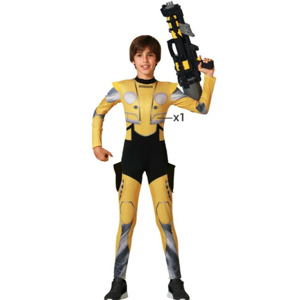 Costume per Bambini Robot Giallo 7 S1135821_5