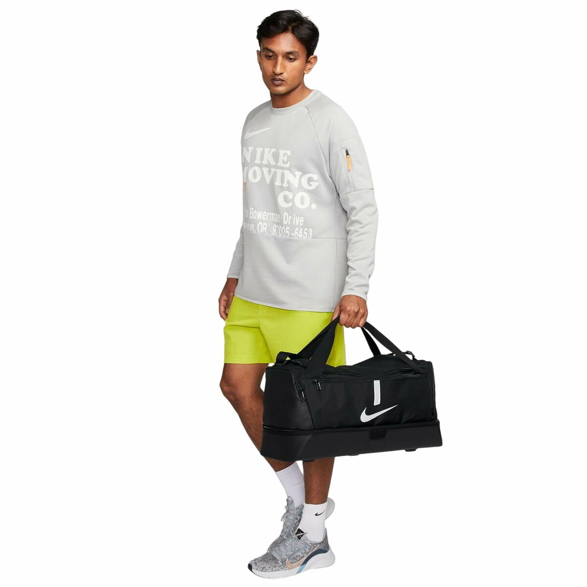 Borsa da Palestra Nike ACADEMY DUFFLE M CU8096 010 Nero Taglia unica 37 L 2 S2028555_0