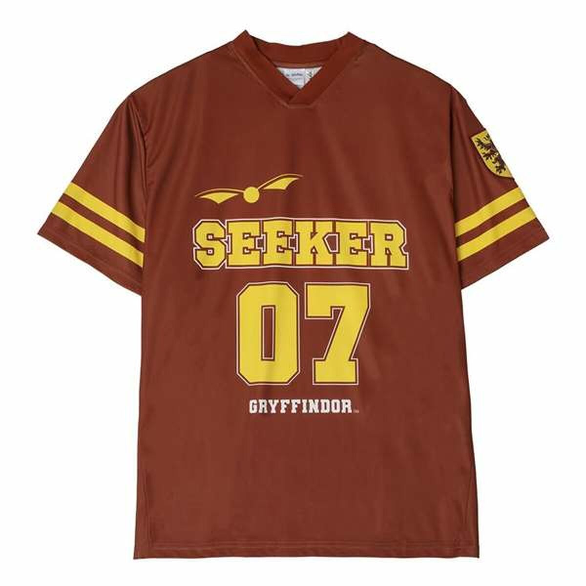 Maglia a Maniche Corte Uomo Harry Potter Gryffindor Rosso Scuro 2 S2454215_0